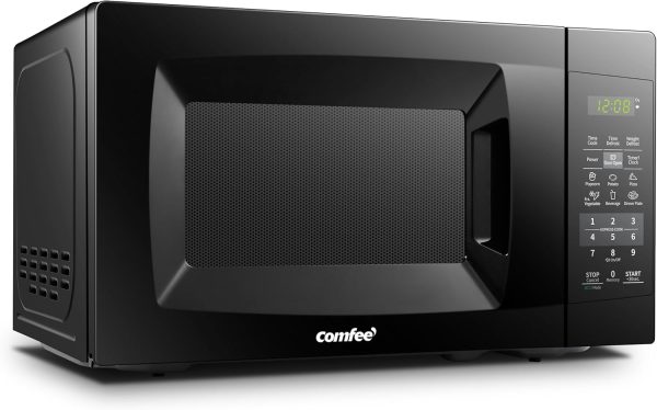 Comfee EM720CPL-PMB Countertop Microwave Oven with Sound On/Off, ECO Mode and Easy One-Touch Buttons, 0.7 Cu Ft, Black - Image 8