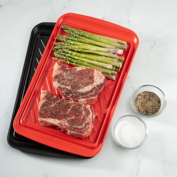 Cuisinart CPK-200 Grilling Prep and Serve Trays, Black and Red Large 17 x 10. 5 - Image 9